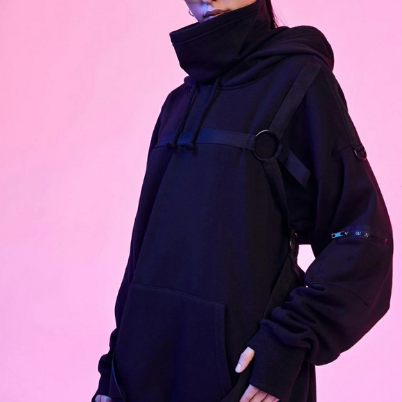 Oversized pull over hoodie - Picture 3 of 4